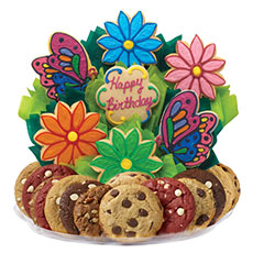 B249 - Butterfly and Daisy Birthday BouTray™